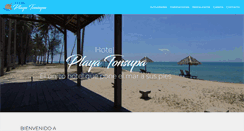 Desktop Screenshot of hotelplayatonsupa.com